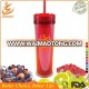 Hot Sale! 16 oz double wall plastic tumbler cup, starbucks coffee tumbler, acrylic tumbler