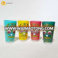 480ml Best quality spray color glass cup